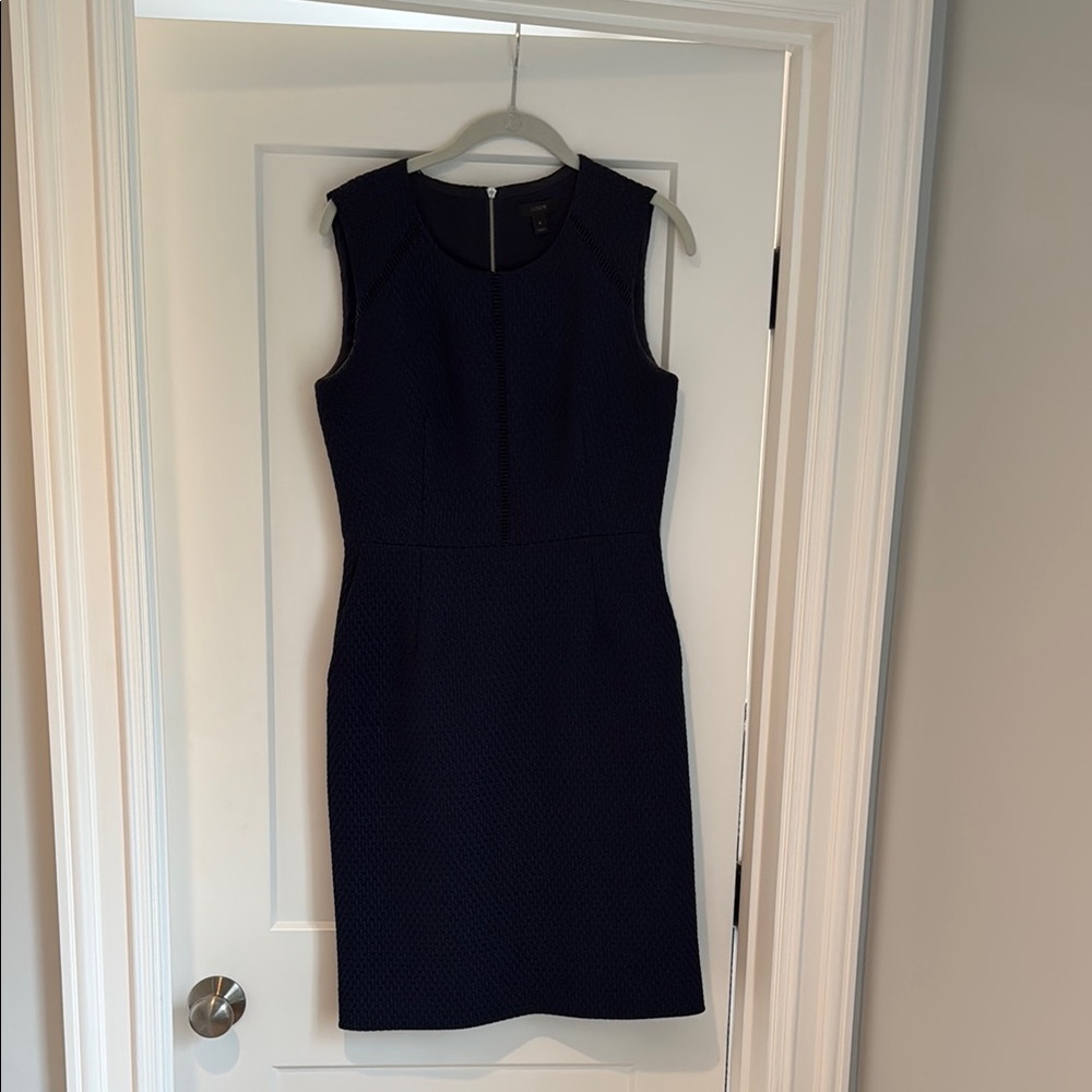 J. Crew Navy Sleeveless Dress